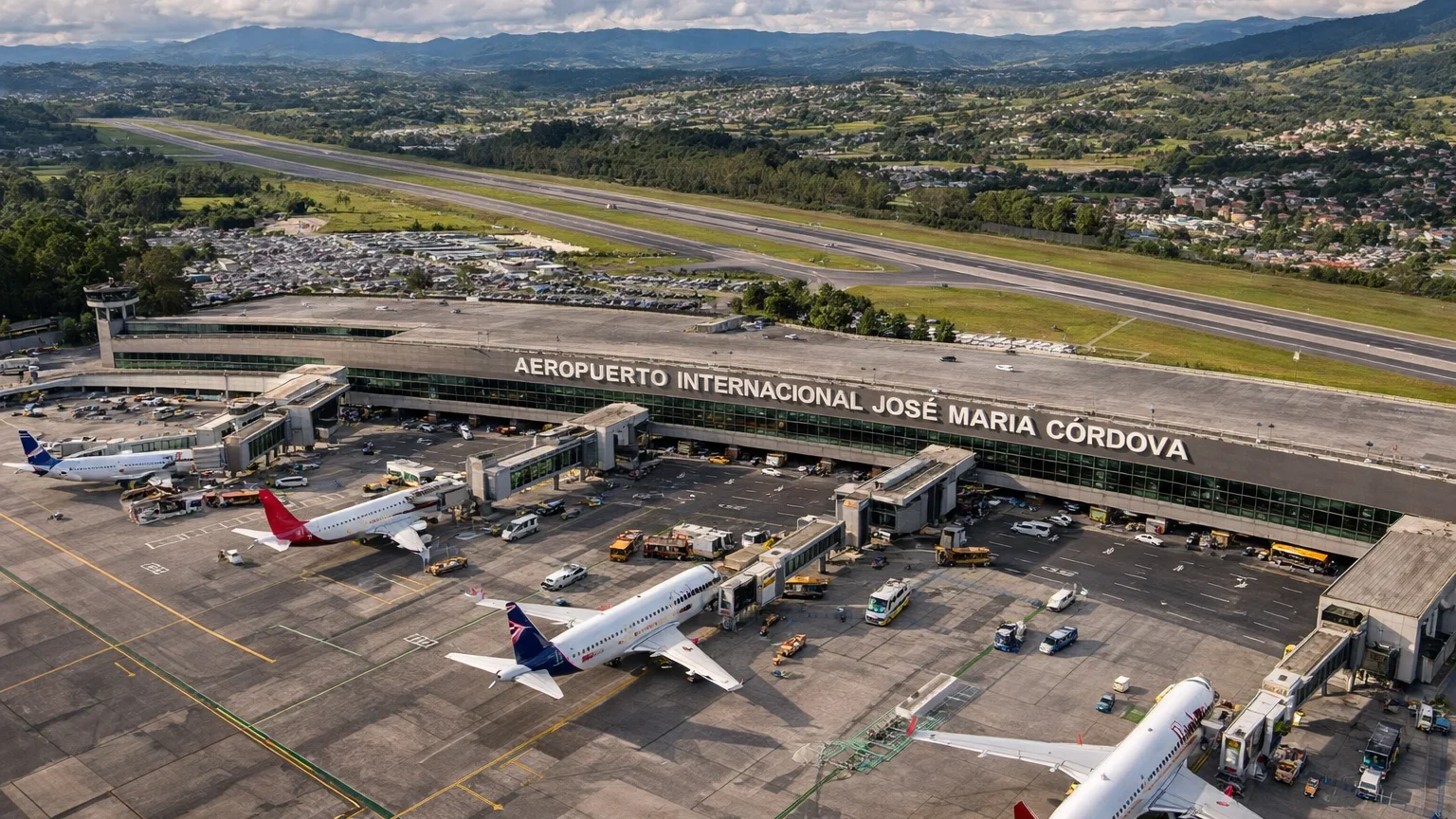 Aeropuerto José María Córdova adelanta adecuaciones en la pista: trabajos nocturnos y recomendaciones para pasajeros